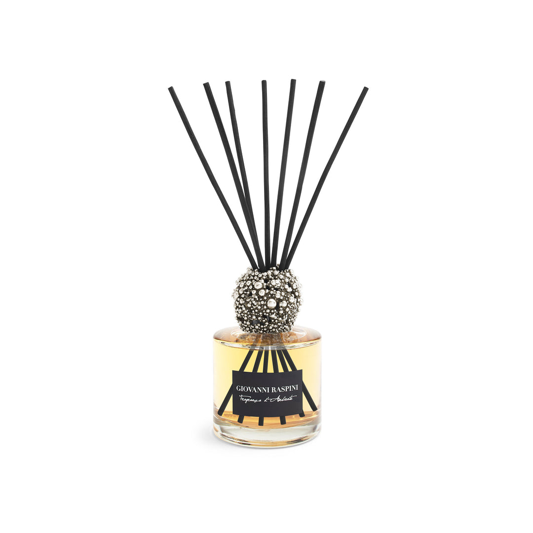 Giovanni Raspini Perlage Diffuser - Zapach domowy Iris Dust z dekoracją z białego brązu - XB0145