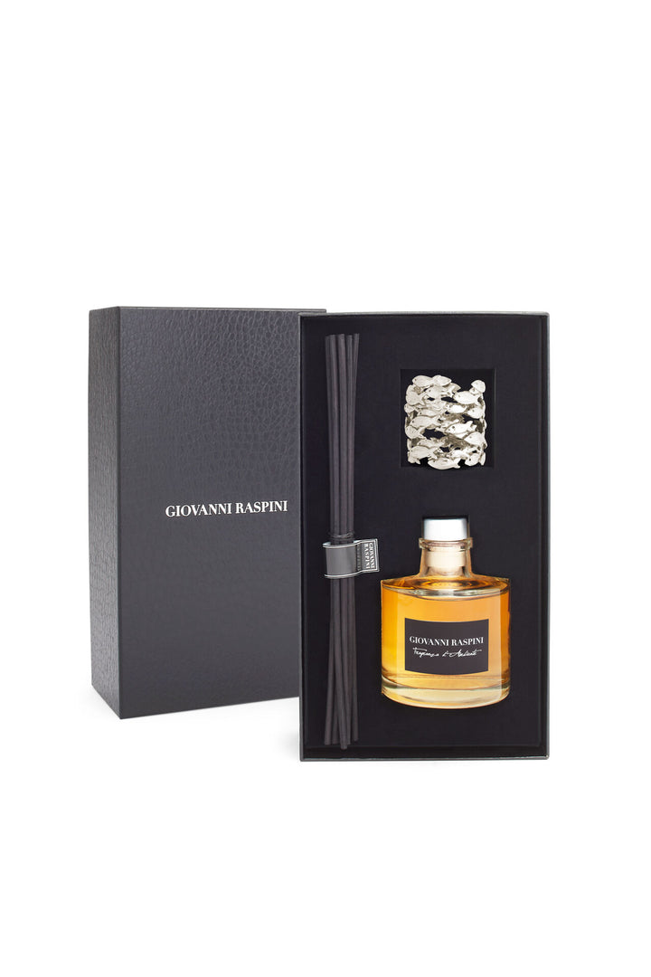 Giovanni Raspini Sardine Diffuser – Raumduft Iris Dust mit weißer Bronzedekoration – XB0148