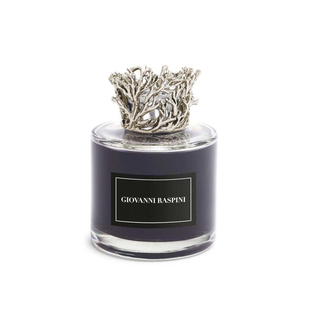 Giovanni Raspini Coralli Diffusor – Nero Divino Raumduft mit weißer Bronzedekoration – XB0153
