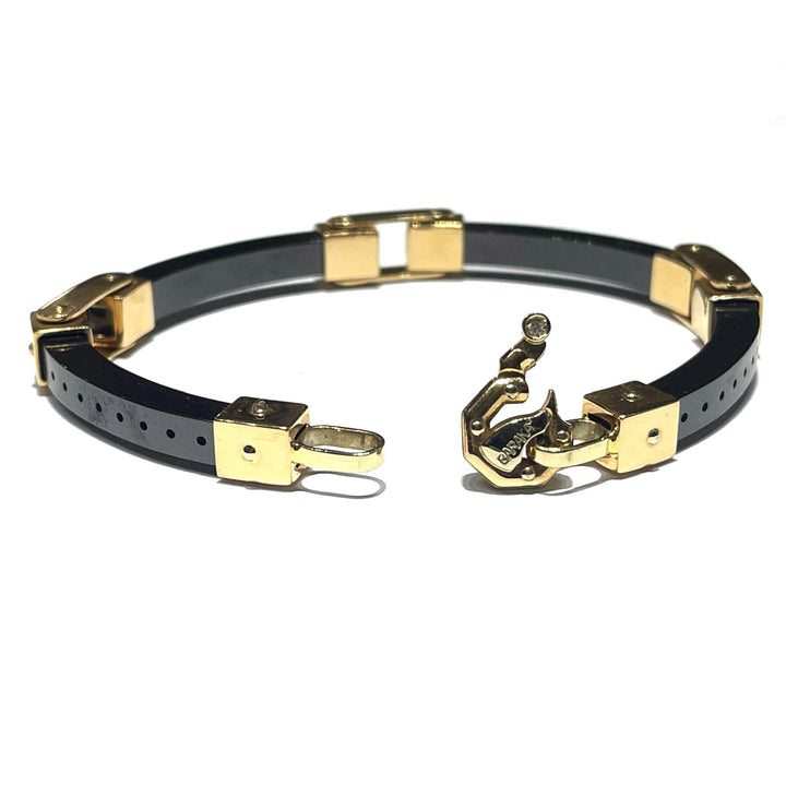 Barakà Ceramic bracelet 18kt yellow gold ceramic BR21367N