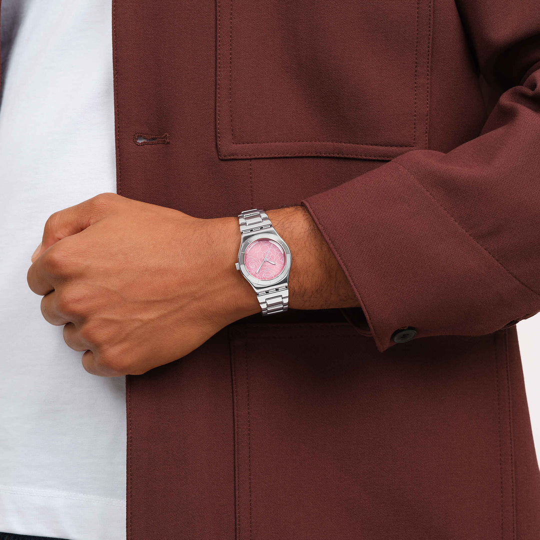 Swatch-Uhr PETAL CHARM Original Irony Medium 33mm YLS234