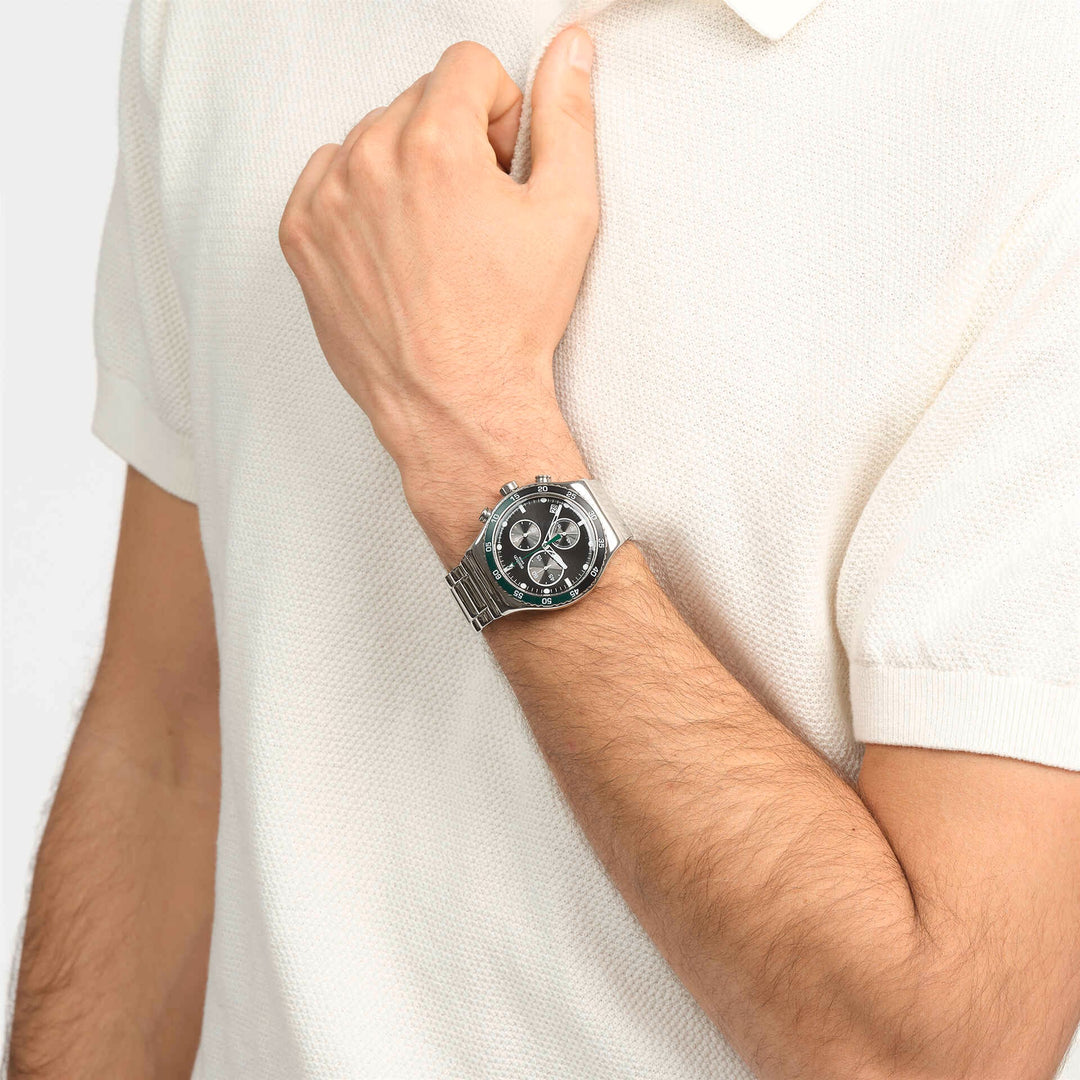 Swatch ur DARK GREEN IRONY Originals Irony Chrono 43mm YVS506G