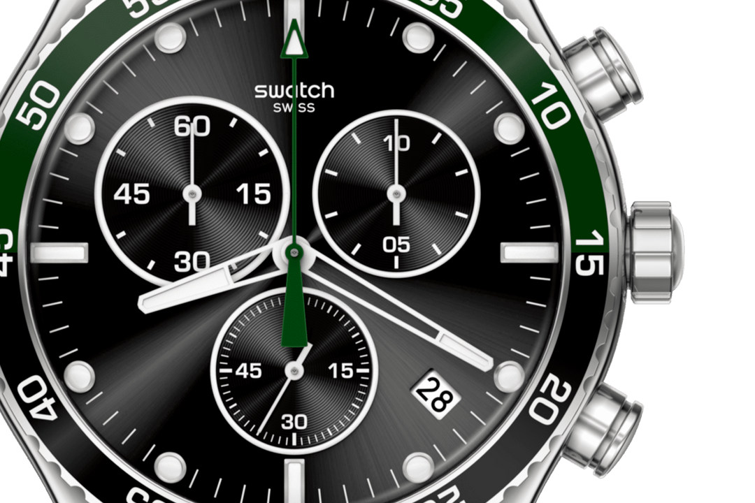 Swatch ur DARK GREEN IRONY Originals Irony Chrono 43mm YVS506G