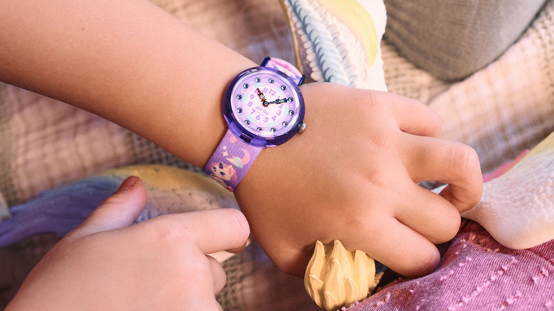 Relógio Flik Flak COSMICAT Mystic Land 32 mm FBNP233