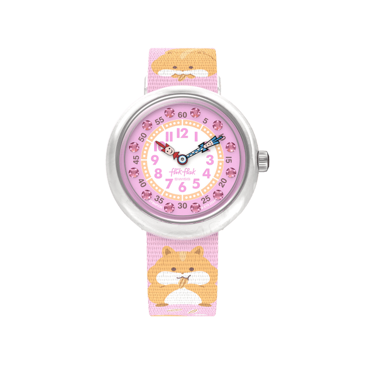 Reloj Flik Flak CUDDLY HAMSTER Friends Fur-Ever 32mm FBNP235