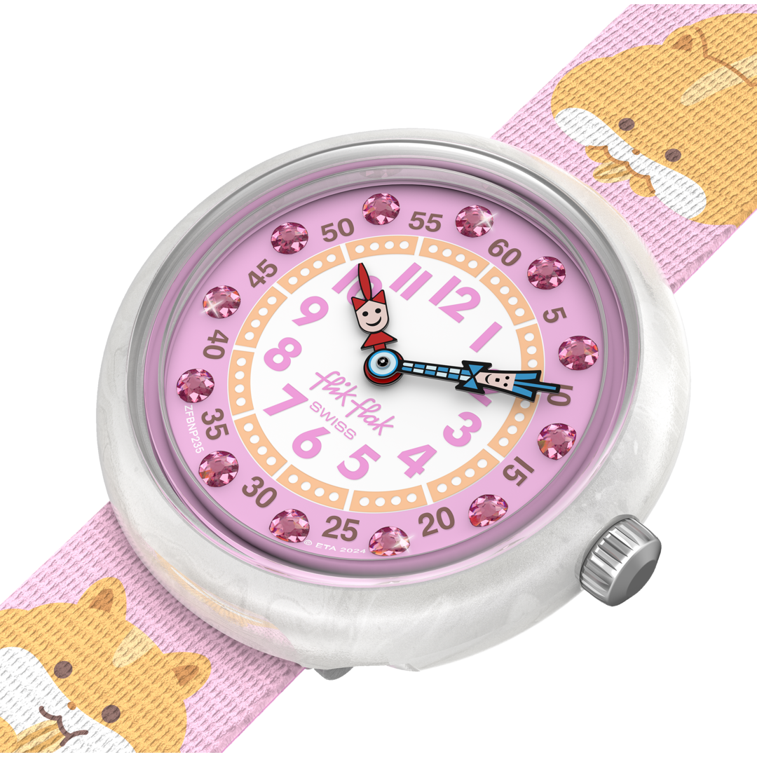 Reloj Flik Flak CUDDLY HAMSTER Friends Fur-Ever 32mm FBNP235