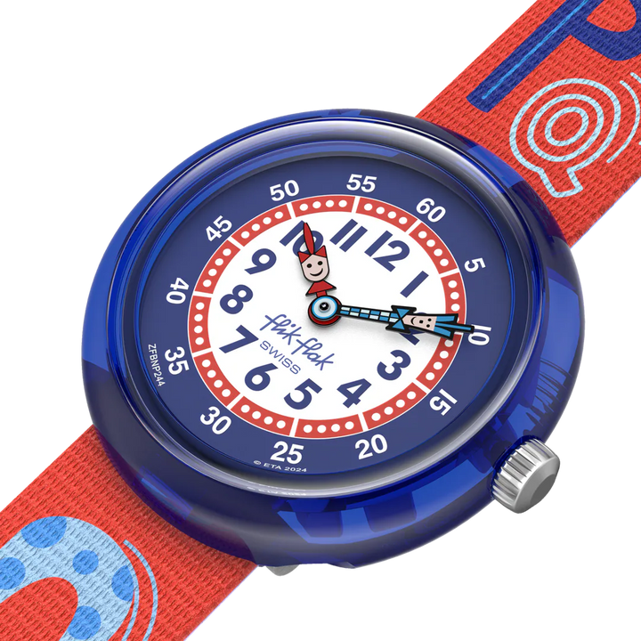 Flik Flak ur KNOW DIN ABC Story Time 32mm FBNP244