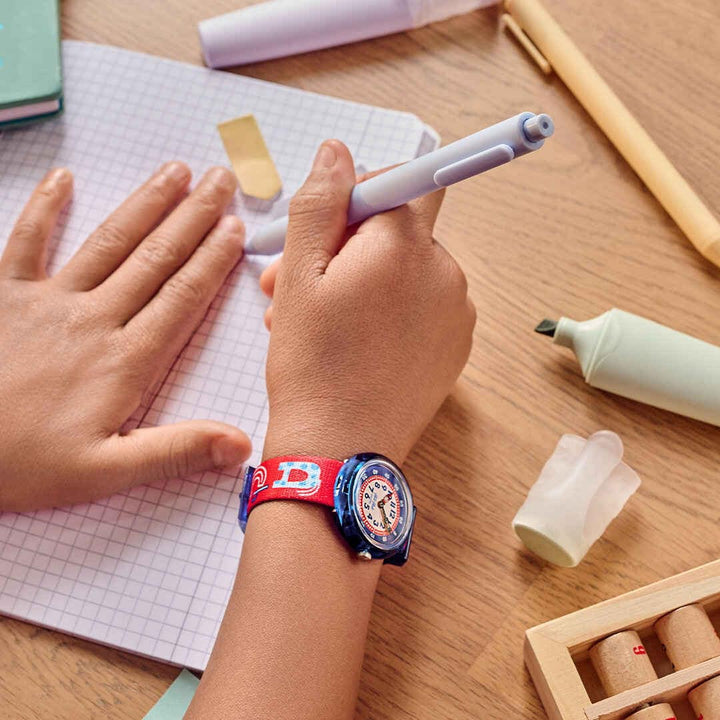 Flik Flak ur KNOW DIN ABC Story Time 32mm FBNP244