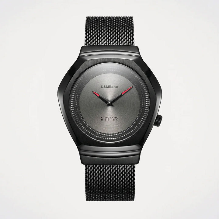 D1 Milano watch Limited Edition Giugiaro Design 40mm gray quartz steel D1-IDBJ01