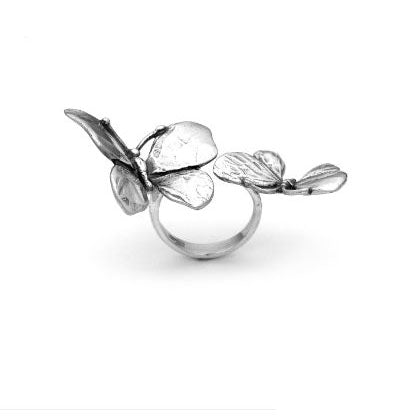 Prsten Giovanni Raspini se dvěma motýlky stříbro 925 9800