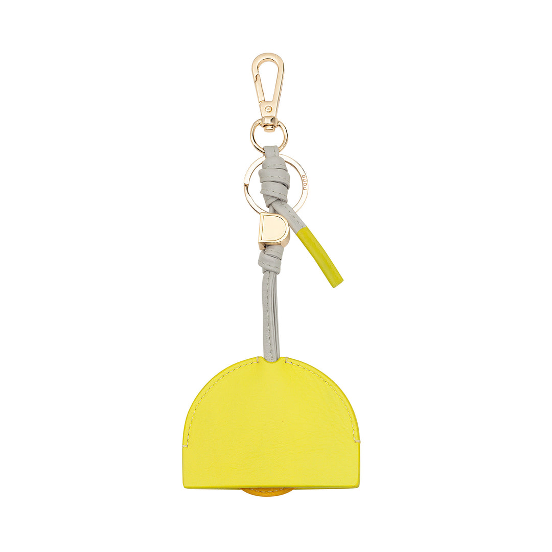 DUDU Llavero para AirTag en Piel, Funda Compatible con Apple Air Tag, Portátil, con Mosquetón