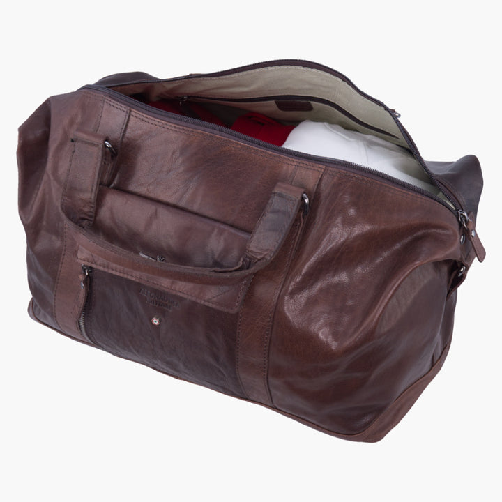 Aeronautica Militare Borsone viaggio in vera pelle VINTAGE AM306-MO