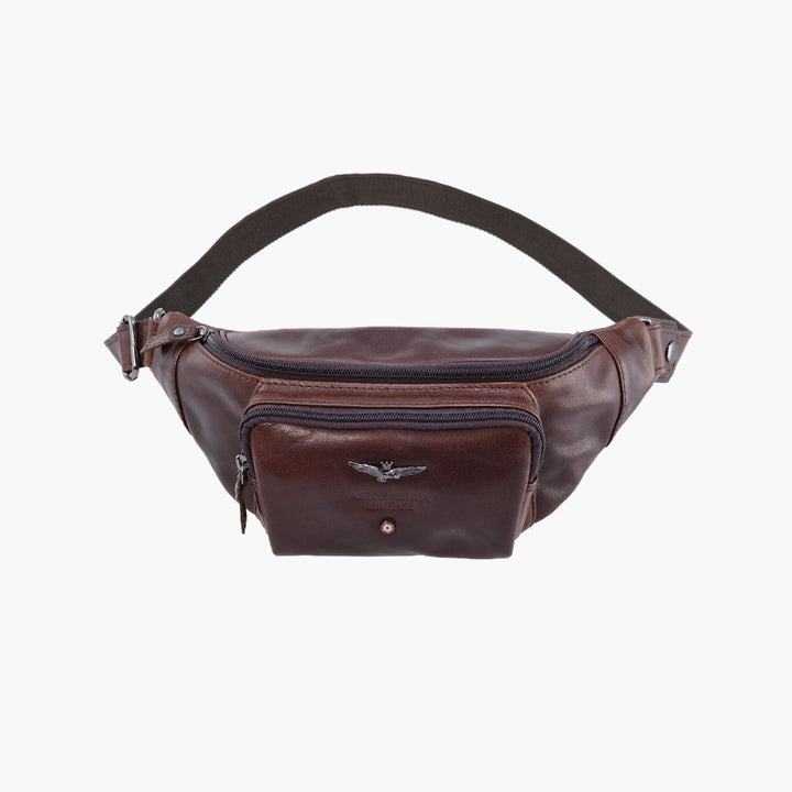 Aeronautica Militare Leren heuptas Vintage lijn AM351-MO