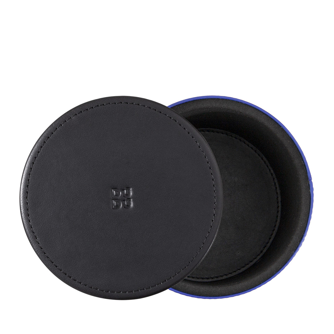 Pot design DUDU avec couvercle pour bureau à domicile 11x14cm, plateau de rangement multicolore, vide poche polyvalent