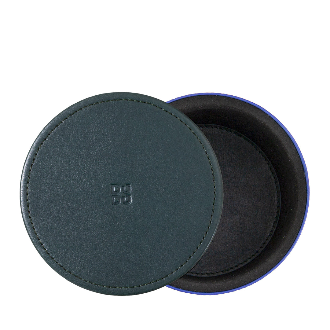 Pot design DUDU avec couvercle pour bureau à domicile 11x14cm, plateau de rangement multicolore, vide poche polyvalent