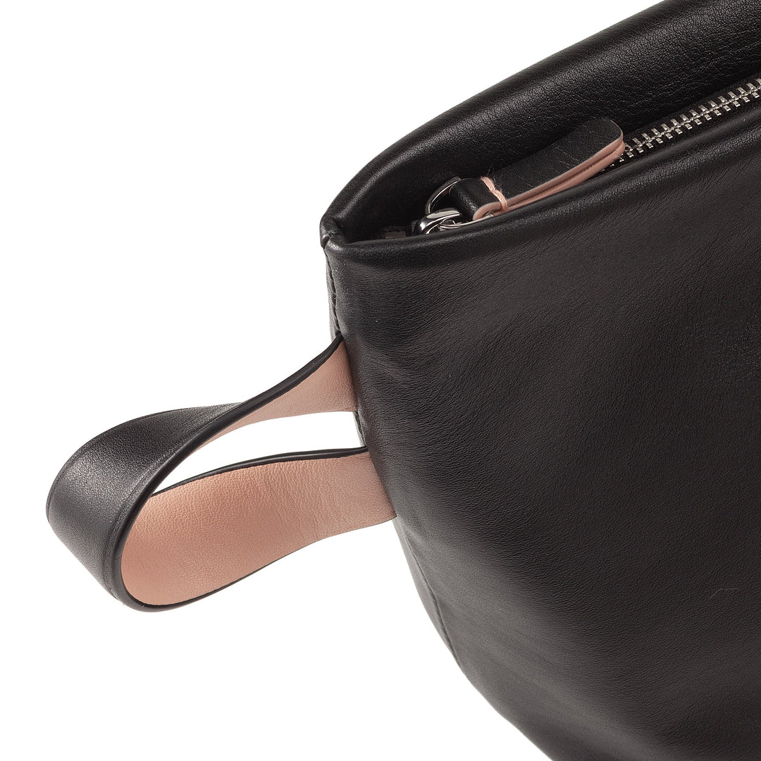 DUDU Beauty Case Donna Uomo in Pelle con Cerniera Zip, Borsa da Toilette Grande Colori Vivaci, Ideale per Viaggi, Palestra, Terme, Interno Idrorepellente