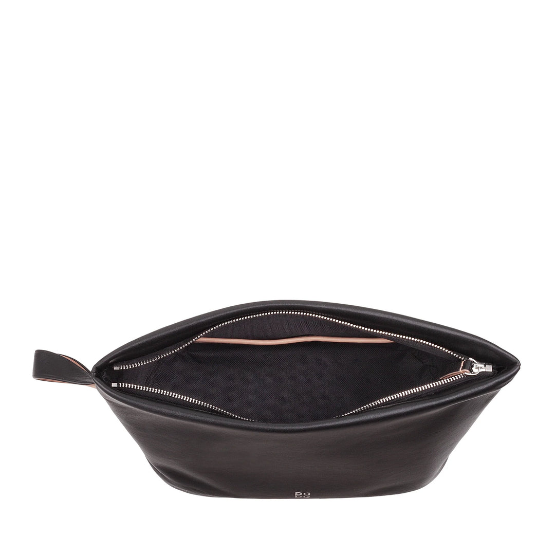 DUDU Beauty Case Donna Uomo in Pelle con Cerniera Zip, Borsa da Toilette Grande Colori Vivaci, Ideale per Viaggi, Palestra, Terme, Interno Idrorepellente