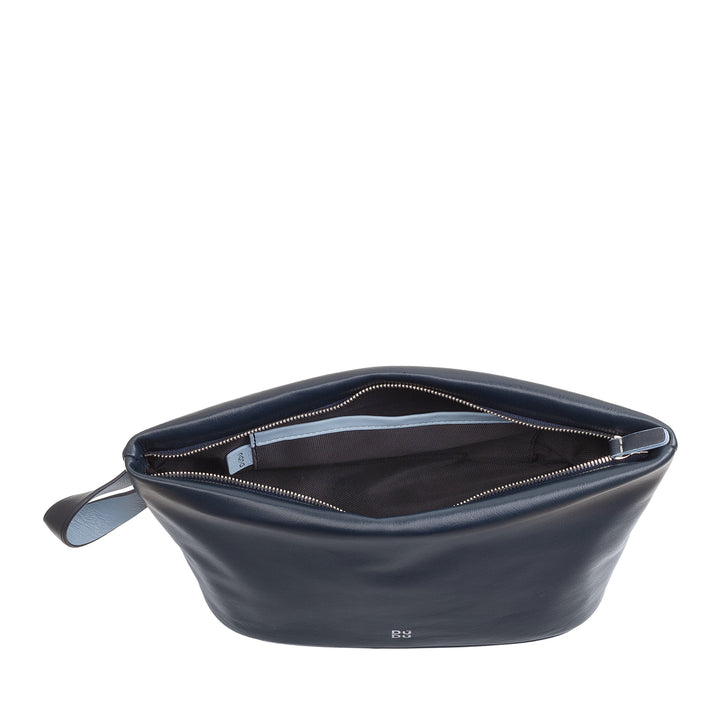 DUDU Beauty Case για Γυναικείες και Ανδρικές δερμάτινες με φερμουάρ, Μεγάλη τσάντα περιποίησης σε έντονα χρώματα, Ιδανική για ταξίδια, γυμναστήριο, σπα, αδιάβροχο εσωτερικό