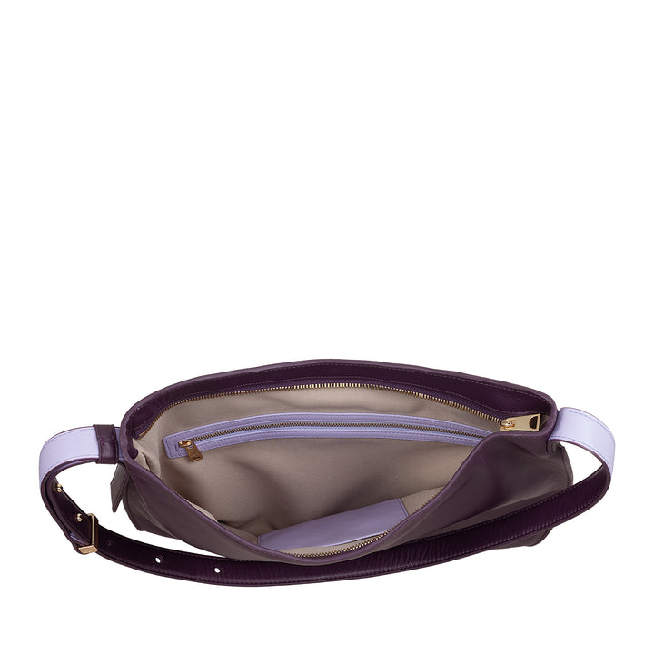 Bolsa de ombro feminina DUDU em couro macio, bolsa Hobo com zíper, bolsa de ombro grande e colorida ajustável