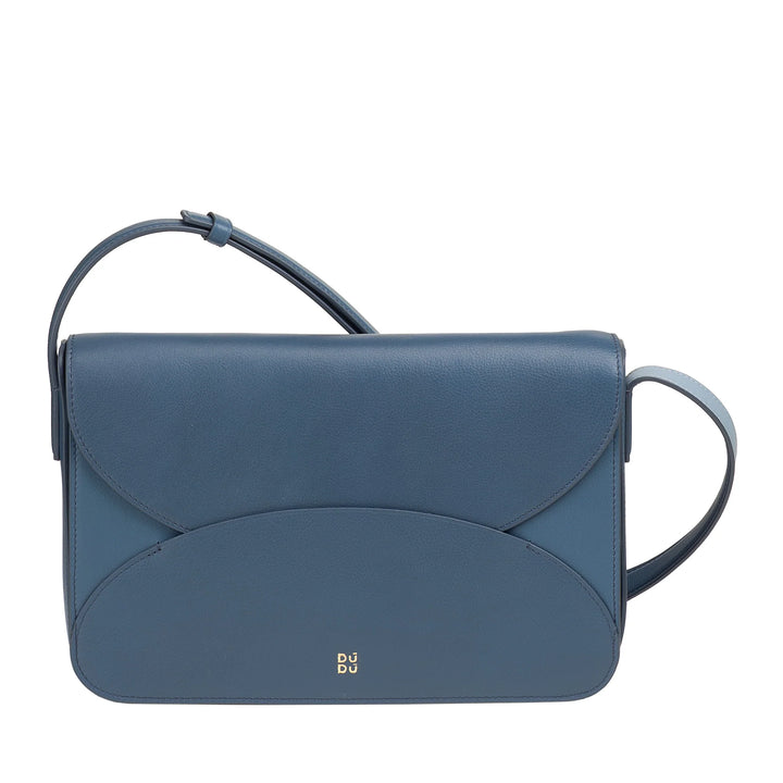 Bolsa de ombro feminina grande de couro DUDU – Bolsa feminina elegante e espaçosa, design de envelope, com alça de ombro ajustável e aba com fecho magnético
