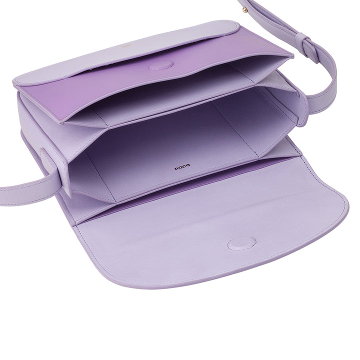 DUDU Women's Leather Shoulder Bag with Envelope Model Flap - Small Elegant and Versatile Handbag with Adjustable Shoulder Strap, Perfect Bag for Every Occasion