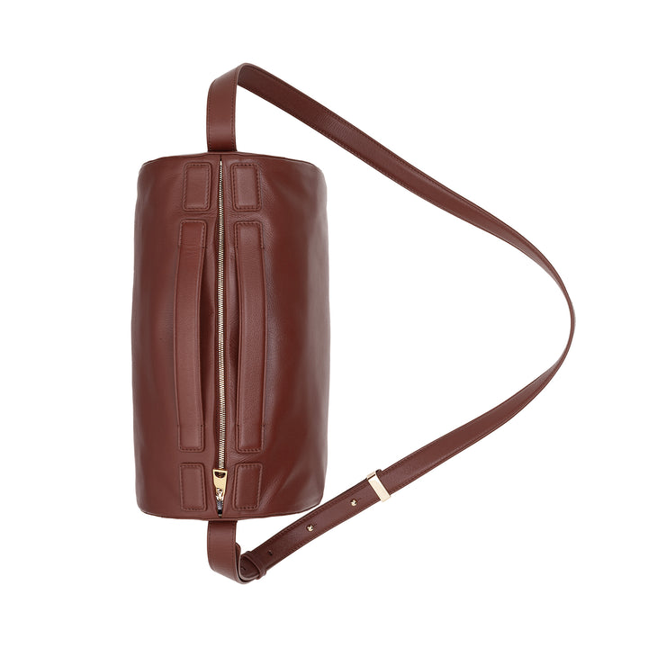 DUDU Women's Leather Shoulder Bag - Elegant, Large and Spacious Bag with Adjustable Shoulder Strap for Every Occasion