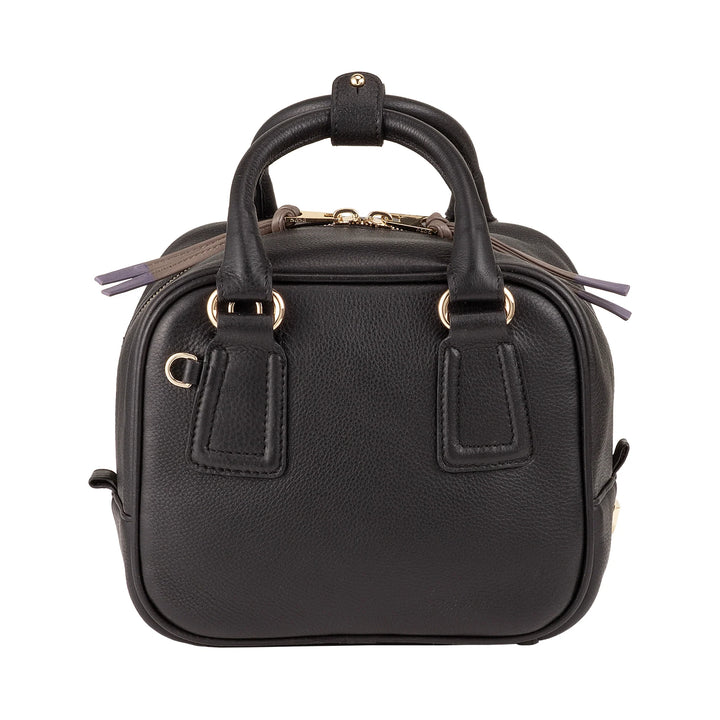 Bolsa feminina de couro DUDU com alça ajustável, elegante e compacta, bolsa de mão e ombro com zíper