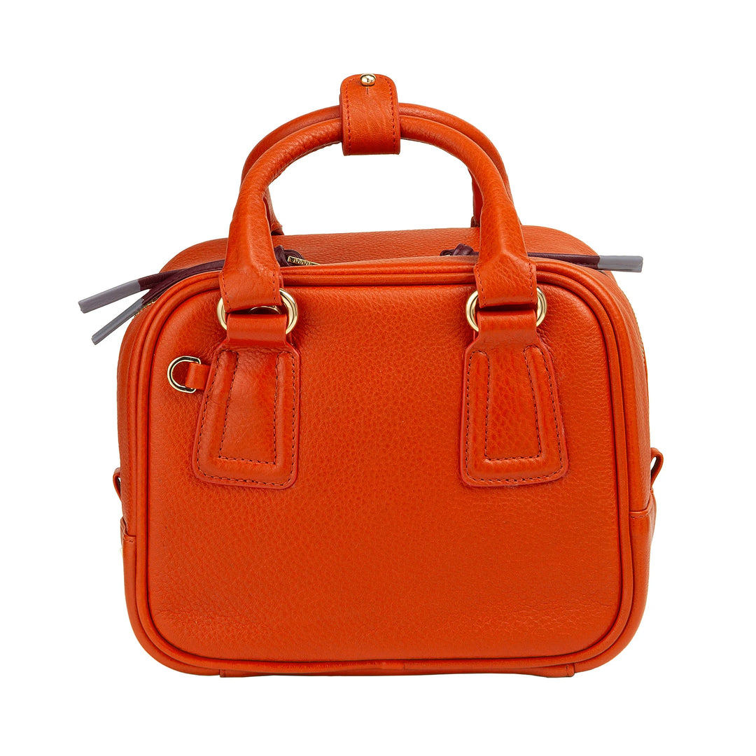 DUDU Borsa Bauletto Donna in Pelle con Tracolla Regolabile, Elegante e Compatta, Borsa a Mano e Spalla con Cerniera Zip