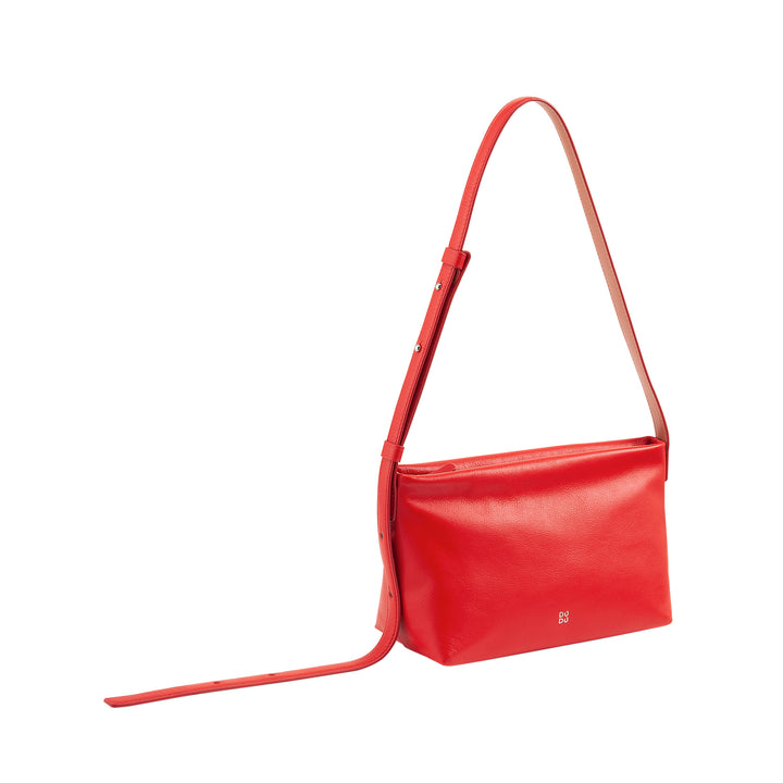 Geantă de umăr DUDU mică pentru femei din piele moale, geantă de umăr, închidere cu fermoar, geantă de mână elegantă de seară la modă de oraș