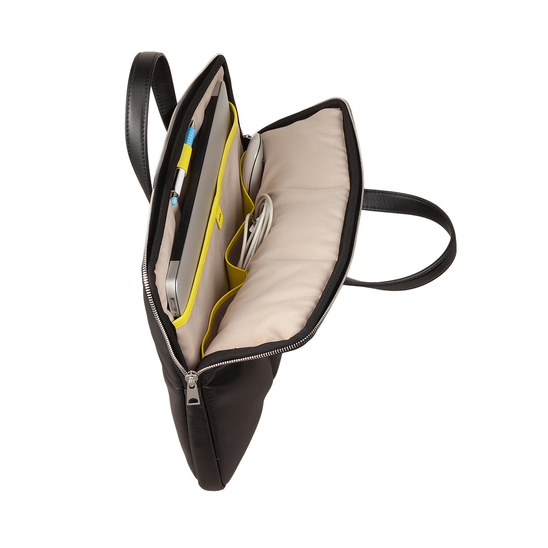 DUDU naisten 14 tuuman kannettava tietokonelaukku, jossa pehmustettu tikattu nahkainen olkahihna, kannettavan tietokoneen pidike MacBook muistikirja, jopa 14 tuuman tyylikäs laukkukansio