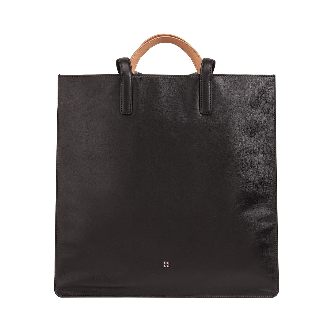 Bolsa feminina grande e macia DUDU, sacola de compras em couro colorido, alças duplas, bolsa de ombro elegante, bolsa grande