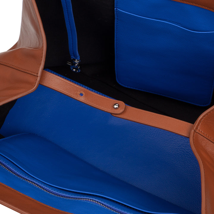 DUDU Große Damen-Ledertasche, weiche Shopper-Tragetasche, Umhängetasche mit zwei Griffen, große modische Handtasche