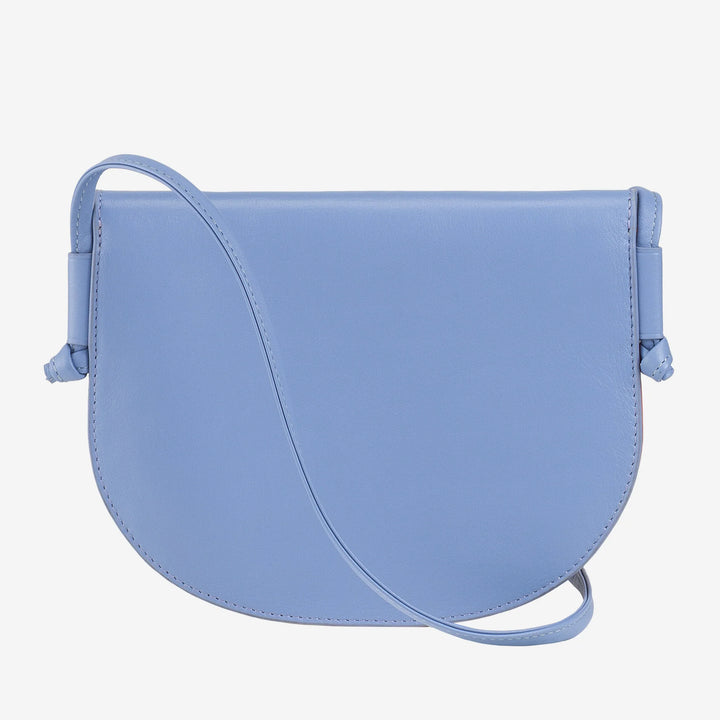 DUDU Bolso Bandolera Pequeño de Piel para Mujer, Bolso de Diseño Delgado y Compacto con Cierre de Botón, Correa Ajustable para el Hombro