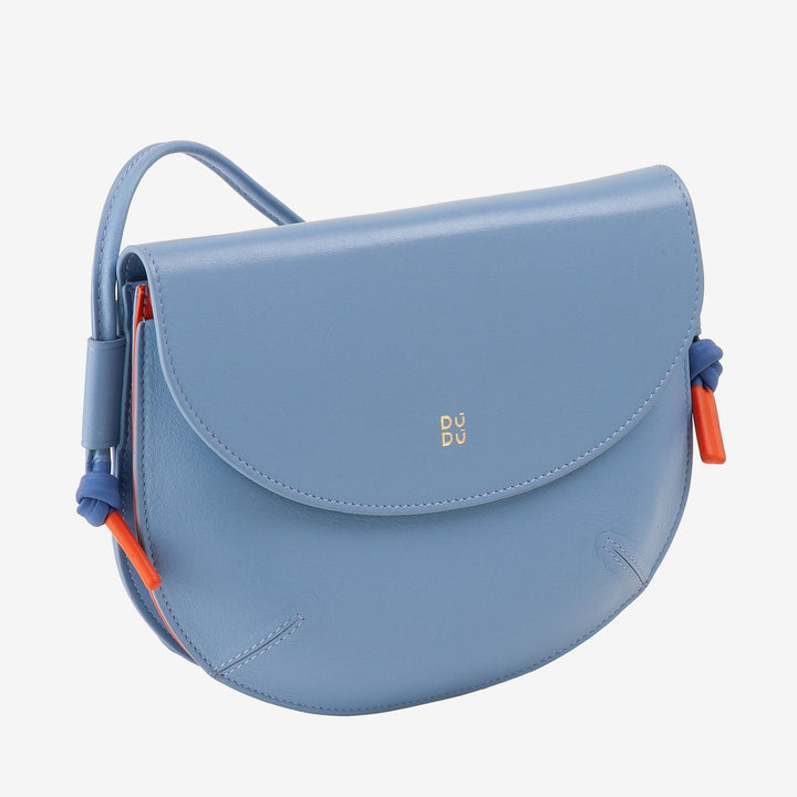 Damska torba na ramię DUDU z klapką ze skóry naturalnej, mała torba na ramię z klapką na magnes, torebka