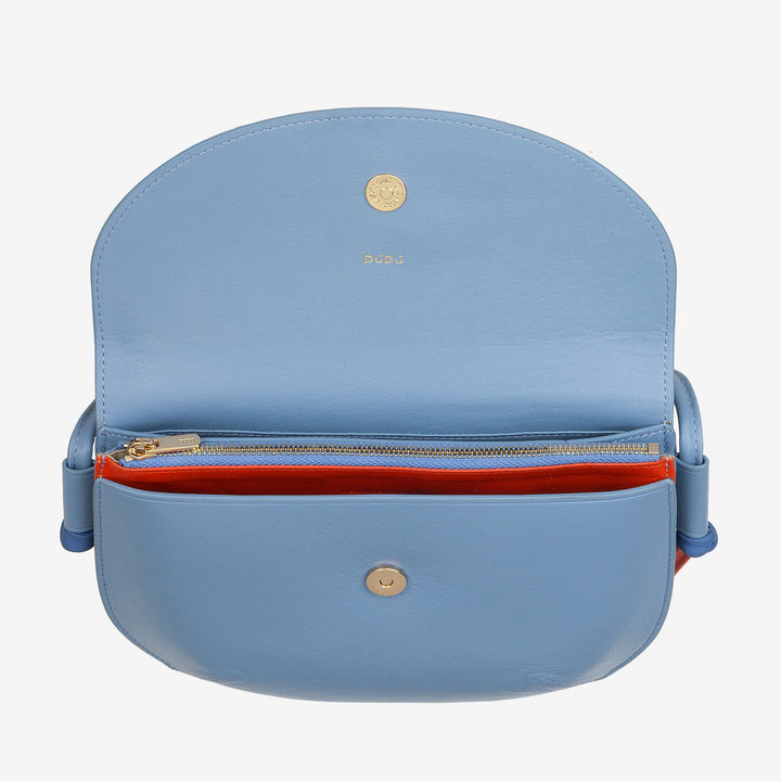 Damska torba na ramię DUDU z klapką ze skóry naturalnej, mała torba na ramię z klapką na magnes, torebka