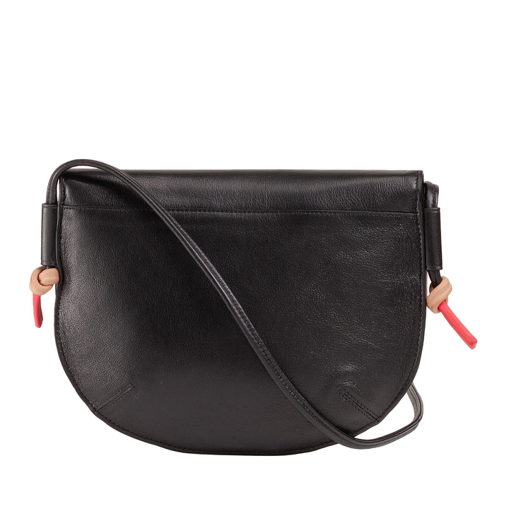 Bolsa de ombro feminina DUDU com aba em couro genuíno, bolsa de ombro pequena com aba de botão magnético, bolsa