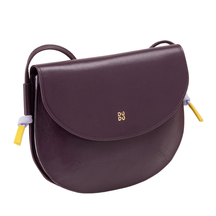 Bolsa de ombro feminina DUDU com aba em couro genuíno, bolsa de ombro pequena com aba de botão magnético, bolsa