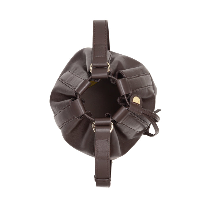 Bolsa feminina grande de couro DUDU com alça de ombro ajustável e fecho com cordão – bolsa elegante, espaçosa e prática para uso diário e ocasiões especiais