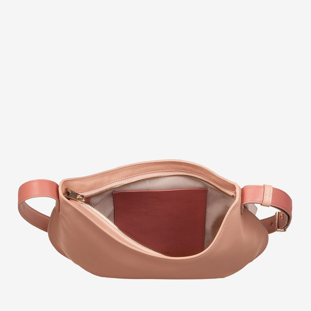 DUDU Sac à bandoulière souple pour femme de taille moyenne en cuir véritable, sac Hobo avec bandoulière réglable, sac à bandoulière avec fermeture éclair