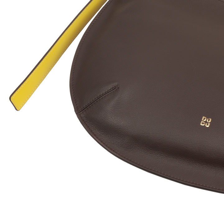 DUDU Medium γυναικεία μαλακή τσάντα ώμου από γνήσιο δέρμα, τσάντα Hobo με ρυθμιζόμενο ιμάντα ώμου, τσάντα ώμου με φερμουάρ