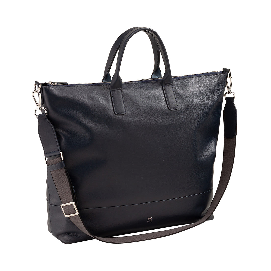 Bolsa feminina grande de couro macio DUDU, bolsa de ombro grande com alça removível, bolsa com duas alças e fecho de correr