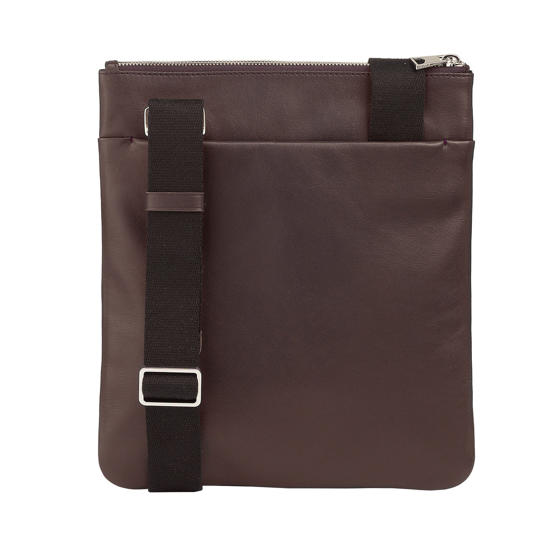 Geantă pentru bărbați din piele DUDU, geantă de umăr pentru bărbați cu fermoar, curea de umăr pentru călătorie și agrement, curea reglabilă