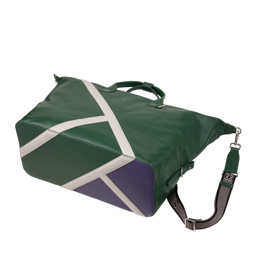 Kožená sportovní taška DUDU na tenis, 28 litrů, limitovaná edice, odnímatelný ramenní popruh, zapínání na zip, víkendovka na cesty, kožená sportovní taška