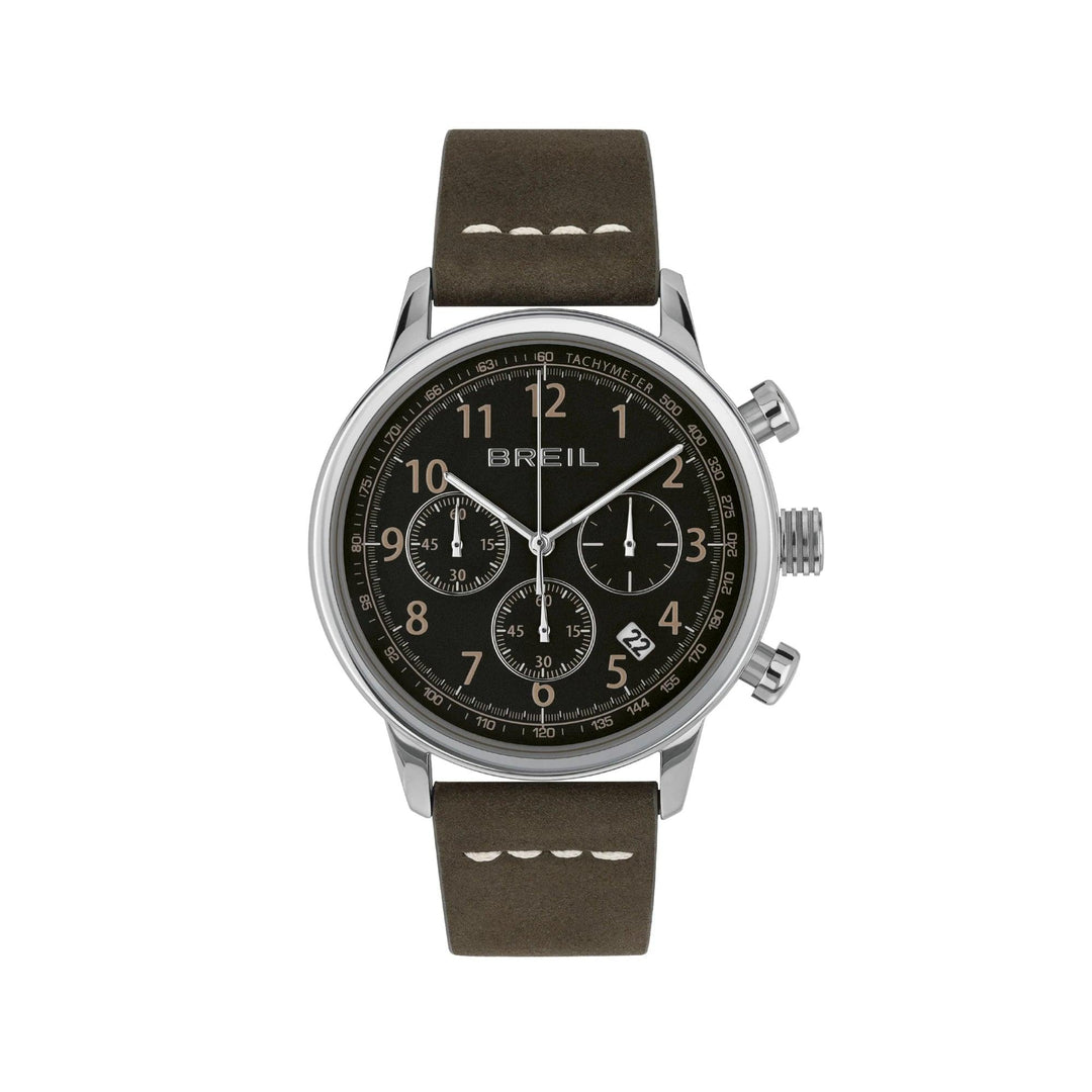 Breil ρολόι Outrider 41mm μαύρο χαλαζία χάλυβα TW2060 - Capodagli 1937
