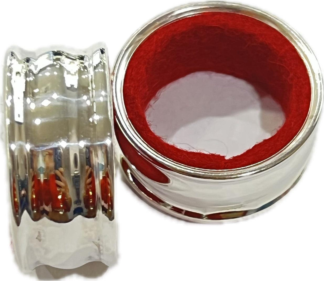 Capodagli Paar Tropfenfänger für Flaschenhälse aus 925er Silber AR-A-0029 - Capodagli 1937