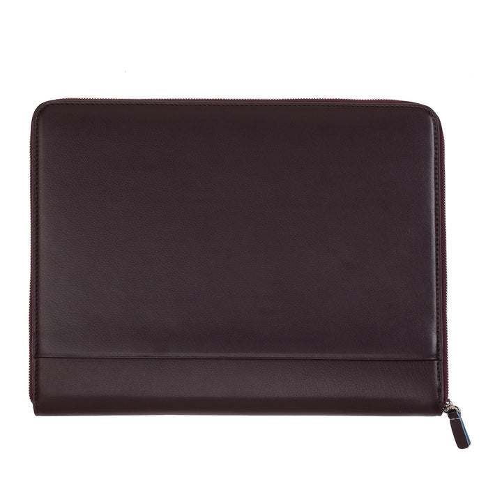 DUDU A4 lederen documentenmap Kantoorklembord Veelkleurige iPad-tabletmap met ritssluiting