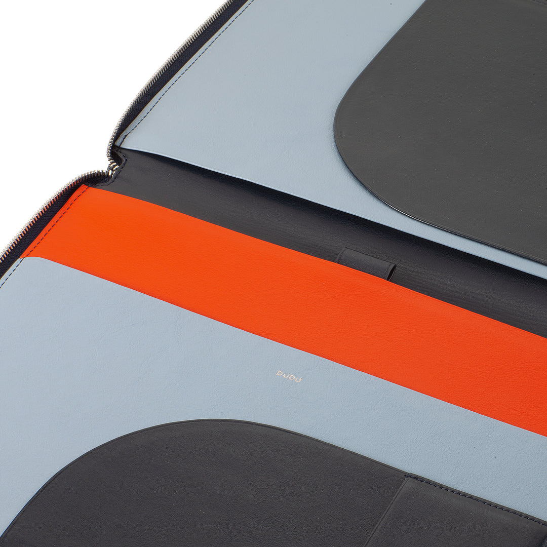 DUDU A4 cuir Document dossier bureau presse-papiers multicolore iPad tablette dossier avec fermeture éclair