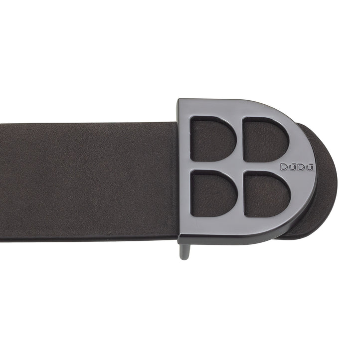 DUDU Men's Reversible Belt in Smooth Leather and Two-Tone Nubuck, Made in Italy, Double Face, with Personalized Buckle