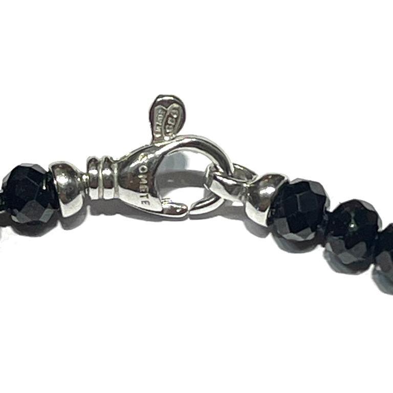 Bracelet Comete argent 925 spinelle noir UBR 1175 - Capodagli 1937