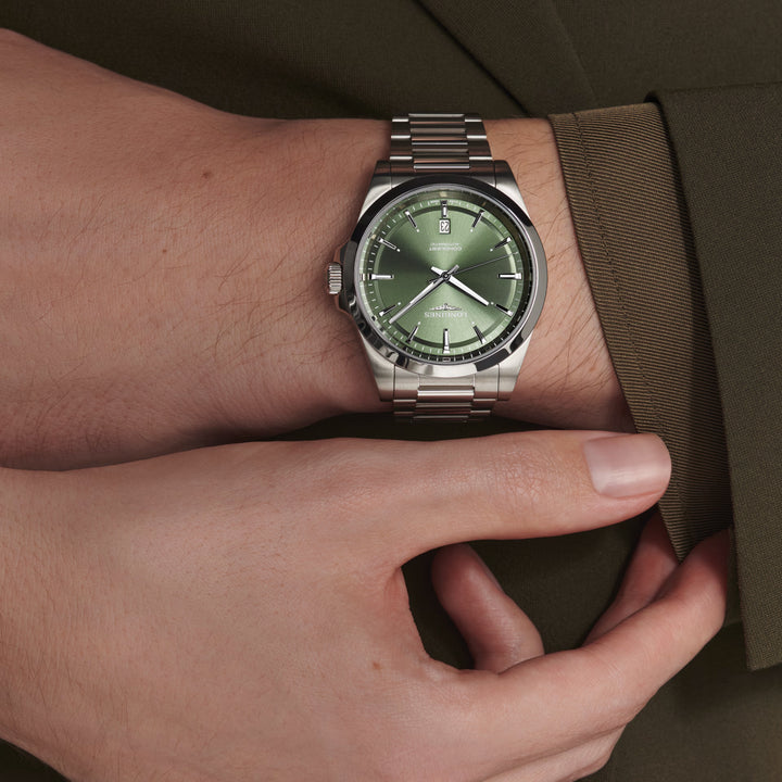 Reloj Longines Conquest 2023 41mm acero verde automático L3.830.4.02.6